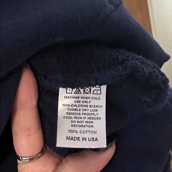 SoulCycle Navy Sweatshirt with Colorful Skull - Picture 3 of 4